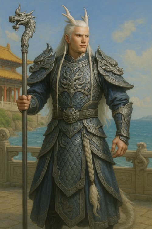 配色:西遊記,東海龍王:3|Journey to the West, Dragon King of the East Sea: 3 色碼、色票 ...